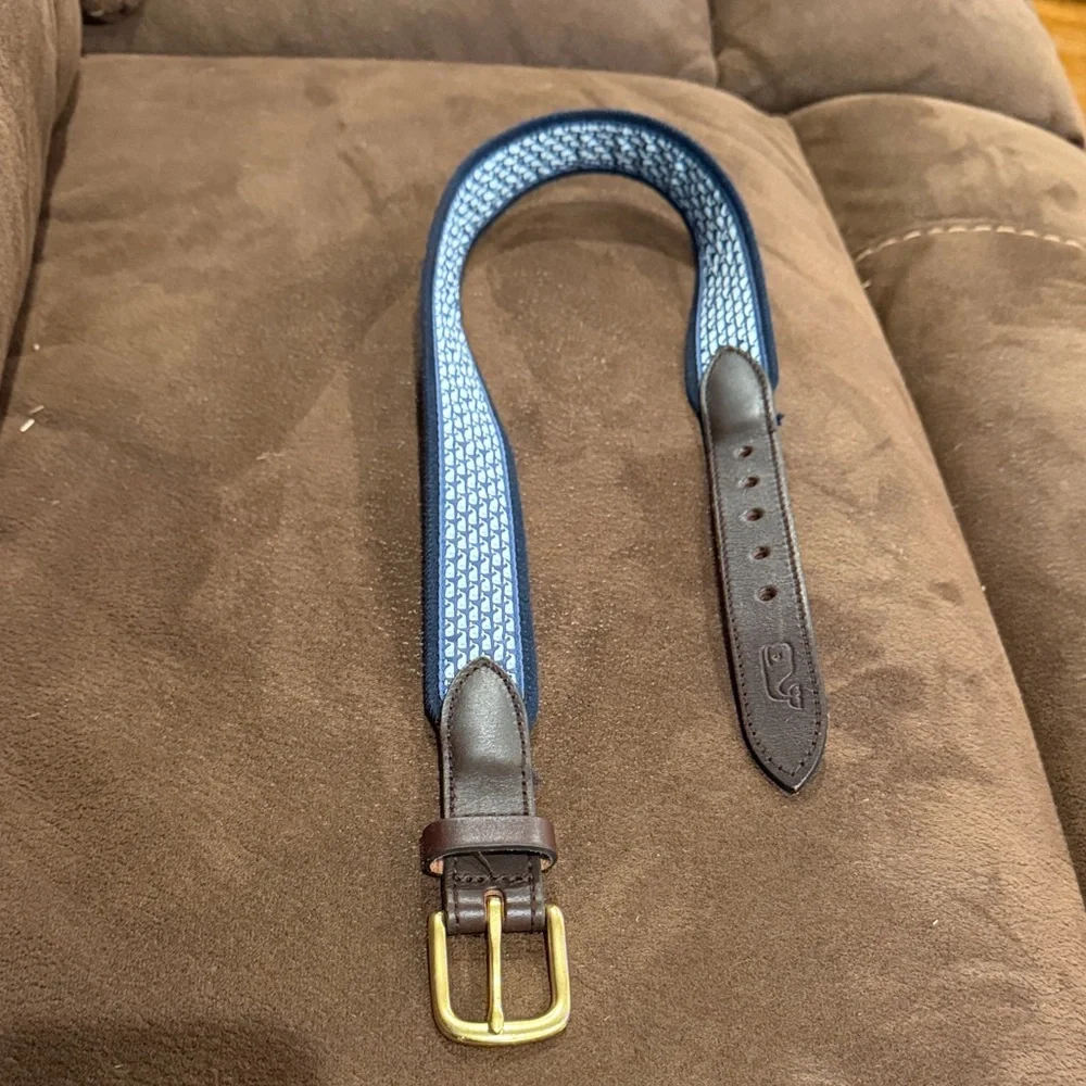 Boys' Classic Whale Canvas Club Belt